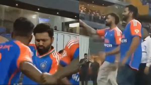 Watch: Virat Kohli, Rohit Sharma Dance Together at Wankhede Stadium After Team India Victory Parade
