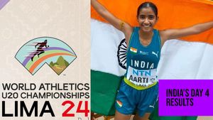 World Athletics U20 Championships 2024 India Result and Medal Tally, Day 4: Aarti Wins Bronze in Race Walk, Men's 4x400m Relay Breaks National Record To Qualify for Final