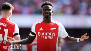 Arteta Likens Saka To Messi As Arsenal Triumphs Over Wolves