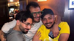 Out-of-favour Yuzvendra Chahal and Prithvi Shaw hang out with social media star Orry and his friends in UK