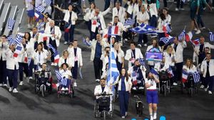 Greece makes entry at Paris Paralympics opening ceremony with a guide dog, pictures go viral
