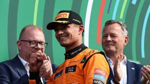 Lando Norris delighted with McLaren pace but keeps lid on championship talk
