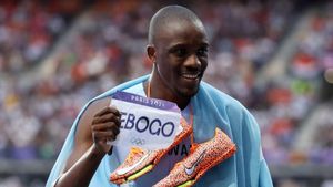 Olympics 2024: Emotional Letsile Tebogo dedicates shock 200m triumph to late mother
