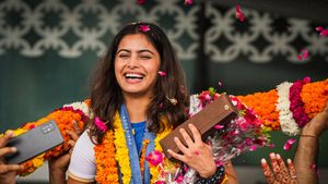 Manu Bhaker Graces the Cover of The Word Magazine After Historic Olympic Success