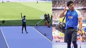 I'm the Number One: How Neeraj Chopra reacted just after 89.34 metre Javelin Throw at Paris Olympics - Watch