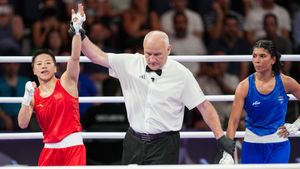 Paris Olympics 2024 Boxing: Nikhat Zareen Loses To China's Wu Yu in Round of 16, Top Medal Prospect Returns Empty Handed