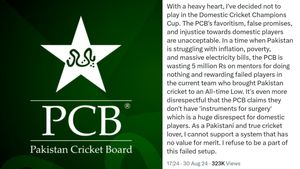 Pakistan cricketer accuses PCB of favouritism, injustice before pulling out of domestic tournament