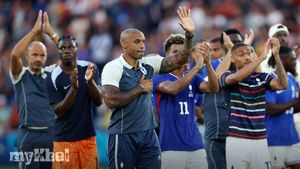 Thierry Henry Celebrates France's Unifying Olympic Journey To Silver