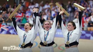 Team GB Shatters World Record Thrice To Win Women's Team Sprint Gold