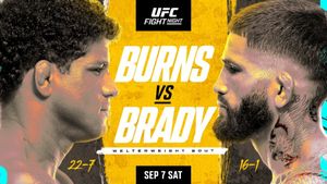 UFC Vegas 97 to be Headlined by Top 10 Welterweight Contenders Gilbert Burns & Sean Brady