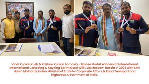 Indian Para-Athletes Clinch Bronze At International Canoeing & Kayaking Sprint Goodwill Cup With HEAL Foundation's Support