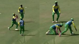 KCL 2024: Thrissur Titans' Fielders nearly recreate Saeed Ajmal's Hilarious dropped catch
