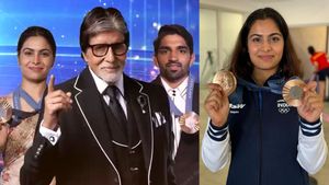 Olympic Medalists Manu Bhaker and Aman Sehrawat set to Appear on Kaun Banega Crorepati on September 5