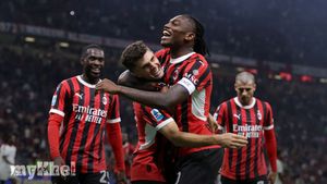 Milan Triumphs Over Lecce 3-0 With Three Goals In Five Minutes