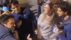 Neeraj Chopra's Viral Encounter with a European Fan: Her Unexpected Request and His Graceful Reaction
