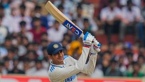 IND vs BAN: Watch - Shubman Gill bounces back from first innings duck, hits two sixes to complete flashy fifty