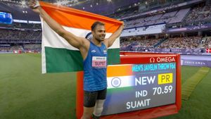 Paris Paralympics 2024: Sumit Antil Secures Second Consecutive Gold in Men’s Javelin Throw F64, Breaks Own Record Three Times
