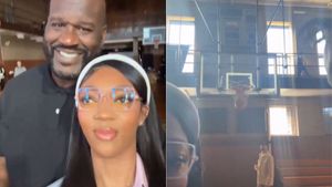 Angel Reese Loses $100K Bet to Shaquille O'Neal in Hilarious Free-Throw Challenge, Bond Remains Priceless!