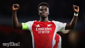 Arsenal's Bukayo Saka Confident This Season Is Their Year To Challenge Manchester City