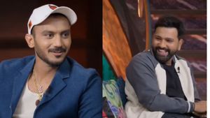 Axar Patel reveals hilarious truth on how Dinesh Karthik put him and Siraj in trouble after T20 World Cup Win, leaves Rohit Sharma in splits