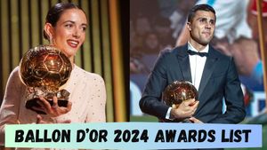 Ballon d'Or 2024: Rodri, Aitana Bonmati and More - Full List of Award Winners, Complete Rankings