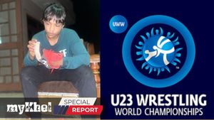 Gujarat’s First Female Wrestler at U23 World Wrestling Championships Faces Mat in Worn-Out Shoes