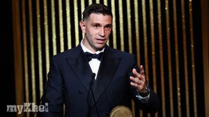 Emiliano Martinez Reflects On Winning Yashin Trophy Again At Ballon D'Or Ceremony
