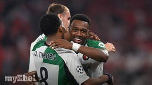Feyenoord Triumphs Over Benfica 3-1 As Milambo Scores Twice To End Hosts' Winning Streak