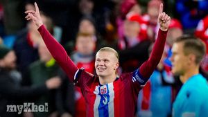 Erling Haaland Scores Twice To Become Norway's Record Scorer In Victory Over Slovenia