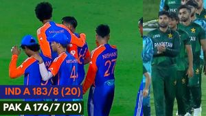 Emerging Teams Asia Cup 2024: India A Beat Pakistan A by 7 Runs to Start Group B Campaign