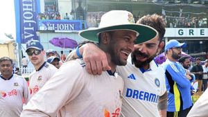 Virat Kohli Presents Signed Bat to Retiring Shakib Al Hasan After Test Series Victory