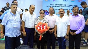 Mary Kom Inspires Young Boxers At REC National Talent Hunt Programme