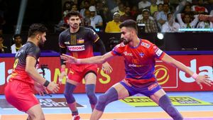 PKL Season 11: UP Yoddha Maul Bengaluru Bulls With 57-36 Victory, Jump To Second Spot