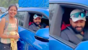 Rohit Sharma wishes Fan 'Happy Birthday' on Mumbai Road, wins hearts with tremendous gesture