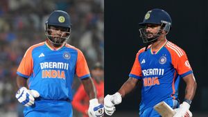 IND vs BAN T20: Sanju Samson Stumbles, Nitish Kumar Reddy Shines as India Post Massive 221