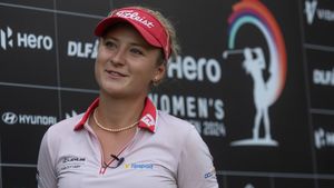 Hero Women's Indian Open: Sara Kouskova conquers ‘fast greens' to take Day 1 honours