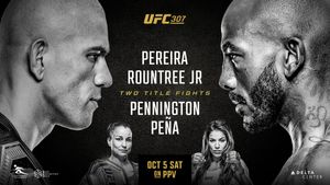 UFC 307: Pereira vs. Rountree Jr Fight Card, Date, Timings in IST, Telecast & Live Streaming Info
