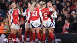 Arsenal Women Deliver Dominant 5-0 Victory Over Brighton In Women's Super League Match
