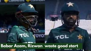AUS vs PAK: Babar Azam, Mohammad Rizwan Waste Good Start as Pakistan batting falters in 1st ODI