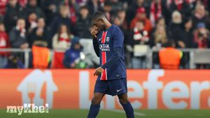 Bayern Munich Claims 1-0 Victory Over Paris Saint-Germain As Dembele Receives Red Card