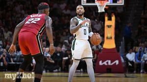 Damian Lillard Scores 37 Points As Bucks Defeat Heat For Fifth Straight Win In NBA Cup