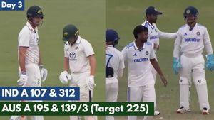 India A vs Australia A: Nathan McSweeney Pushes Hosts Towards Win Before Bad Light Halts Play on Day 3