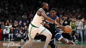 Jaylen Brown's Defensive Excellence Fuels Boston Celtics To Victory Against Timberwolves