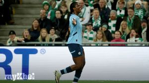 Khadija Shaw's Two Goals Propel Manchester City Into Women's Champions League Quarter-Finals
