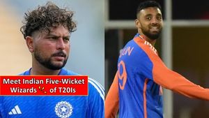 Kuldeep Yadav to Varun Chakravarthy, Five Indian bowlers who achieved coveted Five-Wicket-Haul in T20Is