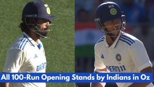 IND vs AUS: Full List of 100-plus stands by Indian openers in Australia as KL Rahul and Yashasvi Jaiswal end two-decade old wait