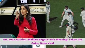 Mallika Sagar’s ‘Fair Warning’ Goes Viral After She Drops It 500+ Times at IPL 2025 Auction