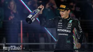 Mercedes Achieves Impressive One-Two Finish At Las Vegas Grand Prix With George Russell Leading