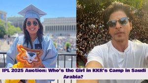 IPL 2025 Auction: Who’s the Mystery Girl in Kolkata Knight Riders Camp in Saudi Arabia?