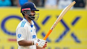IND vs NZ: Rishabh Pant Smashes Fastest Test Fifty by Indian Against New Zealand in Mumbai